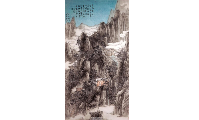 吴昌蒲-水墨山水