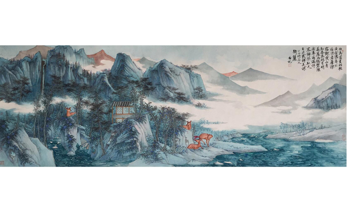 吴昌蒲-水墨山水