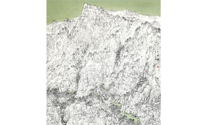 陆柏年-水墨山水