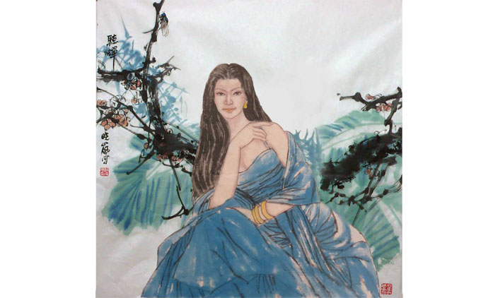 赵晓岚-水墨人物