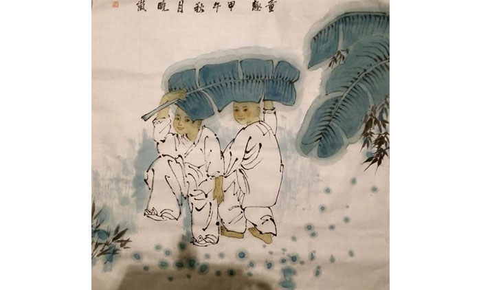 赵晓岚-水墨人物