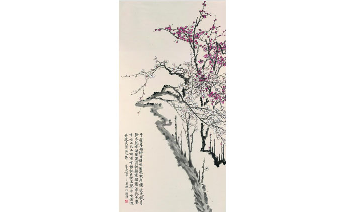 蔡栋-水墨花鸟