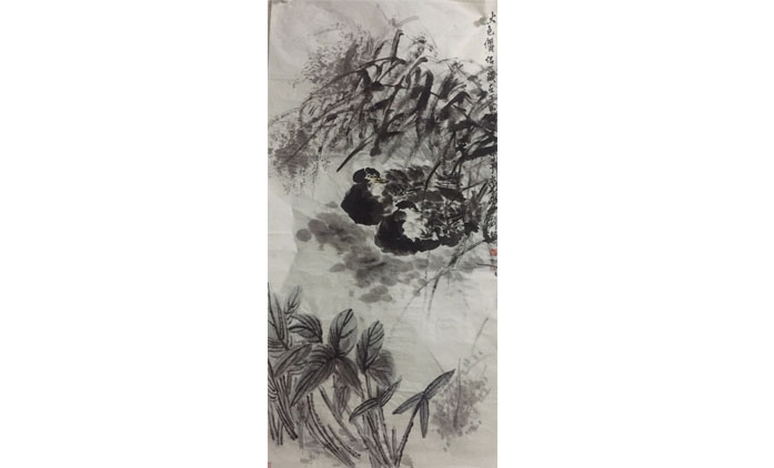 刘慧-水墨花鸟