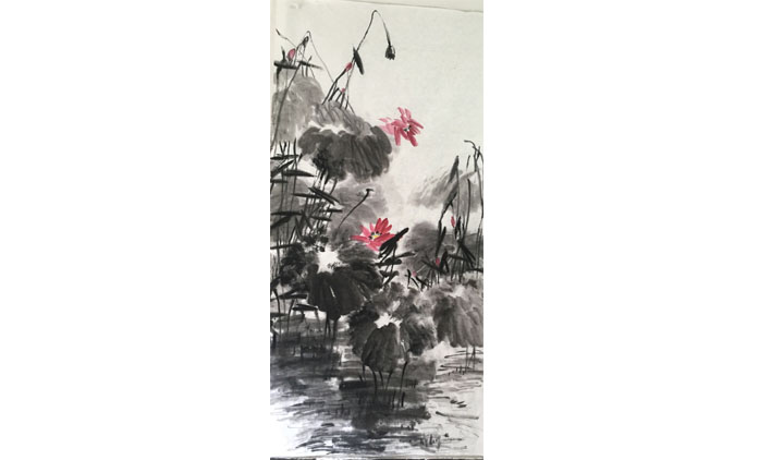 刘慧-水墨花鸟