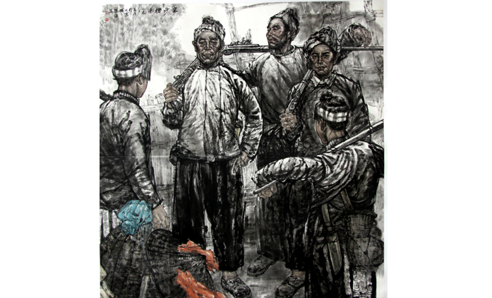 臧跃进-水墨人物