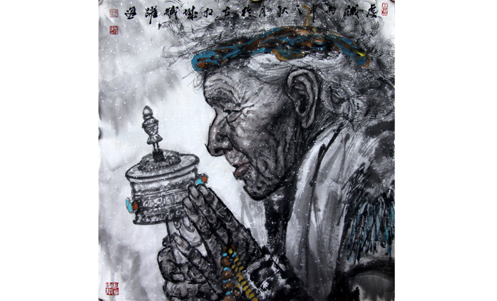臧跃进-水墨人物