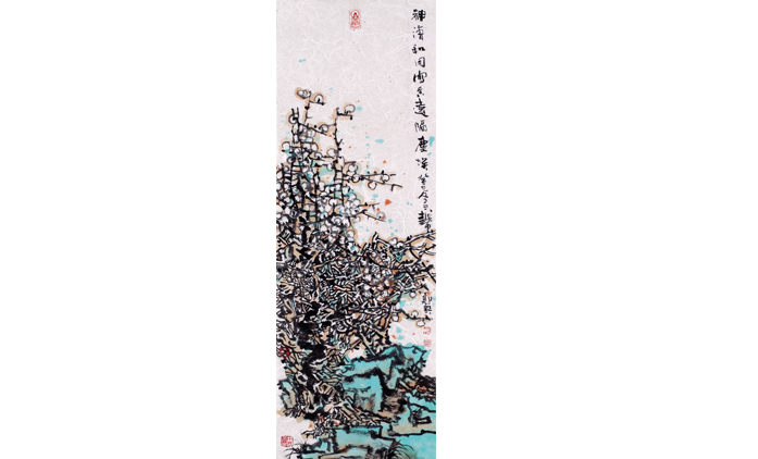 郭舒-水墨花鸟
