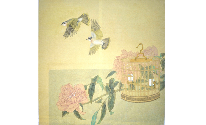 景书斌-工笔花鸟