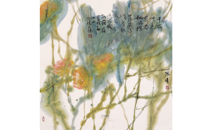 陆倩-水墨花鸟