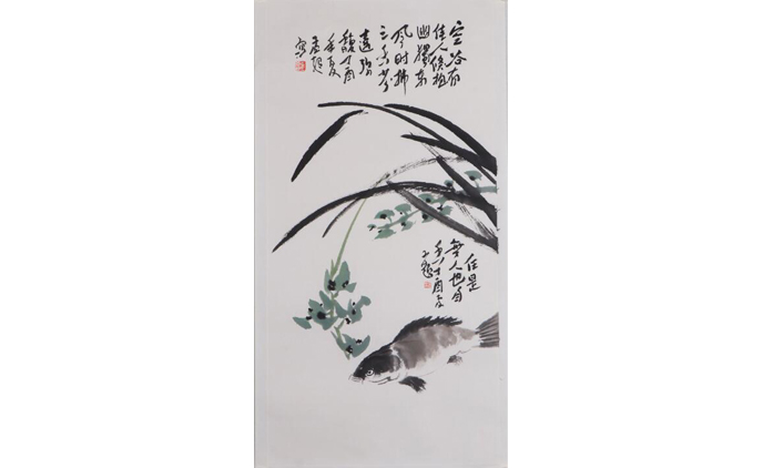 孟超-水墨花鸟