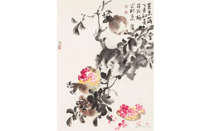 庄乾梅-水墨花鸟