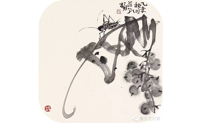 庄乾梅-水墨花鸟