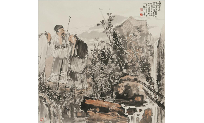 折海鸿-水墨人物