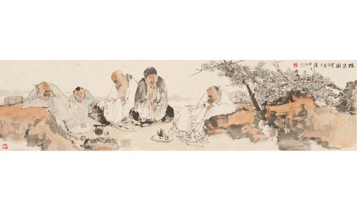 折海鸿-水墨人物