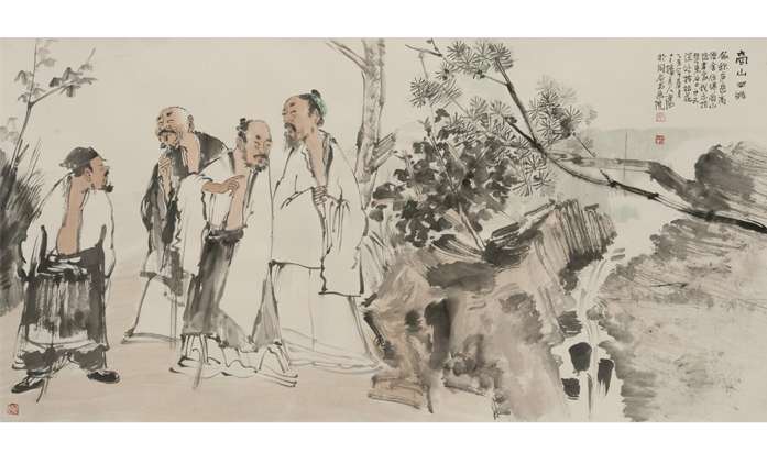 折海鸿-水墨人物