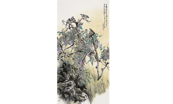 卜大清-水墨花鸟