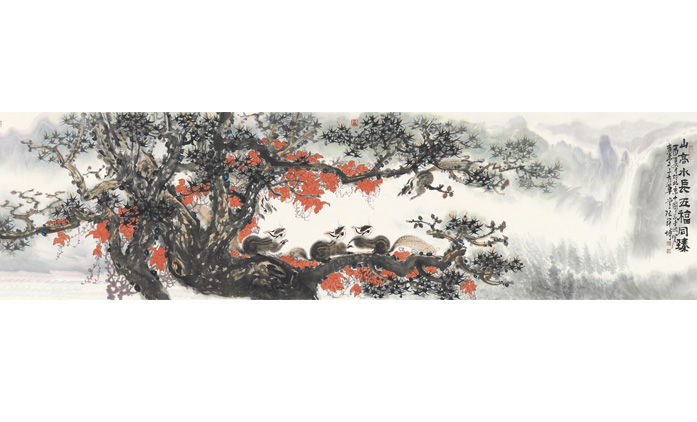 张军博-水墨花鸟