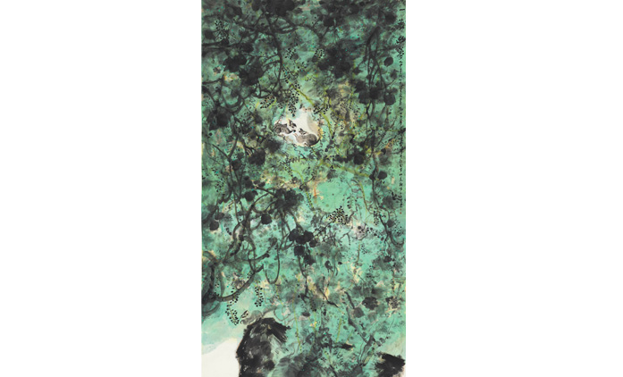 张军博-水墨花鸟