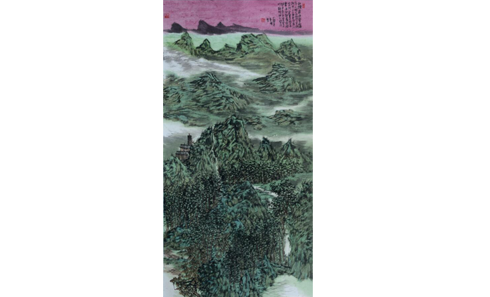 秦晖-水墨山水