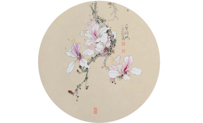 翟俊峰-水墨花鸟