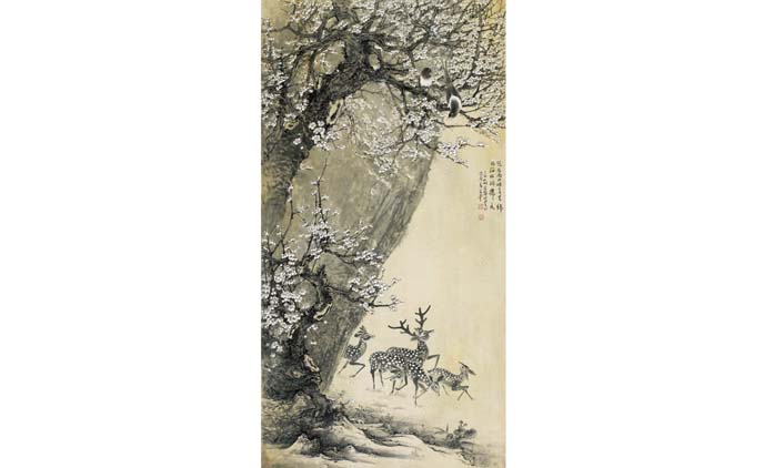 翟俊峰-水墨花鸟