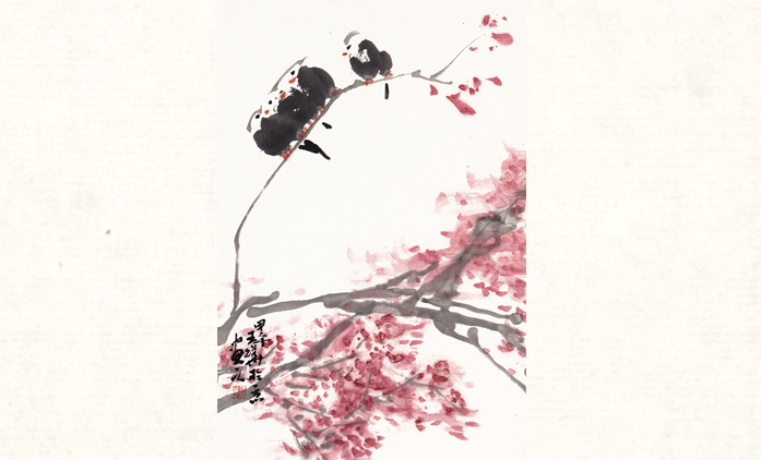 王烨-水墨花鸟