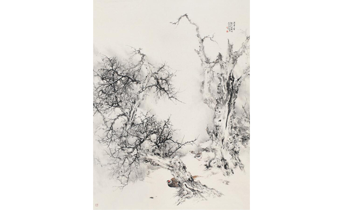 刘佰玥-水墨花鸟