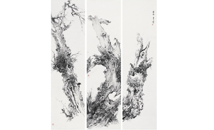 刘佰玥-水墨花鸟