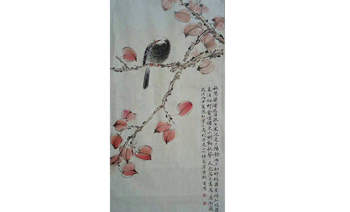 靳富有-水墨花鸟