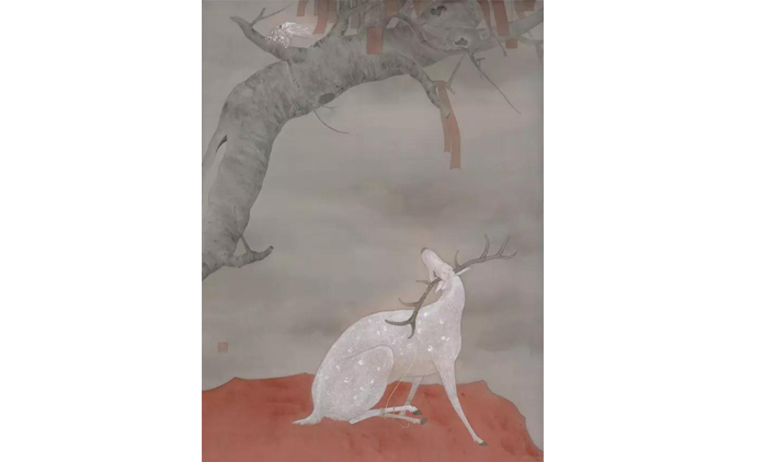 燕雷-工笔花鸟