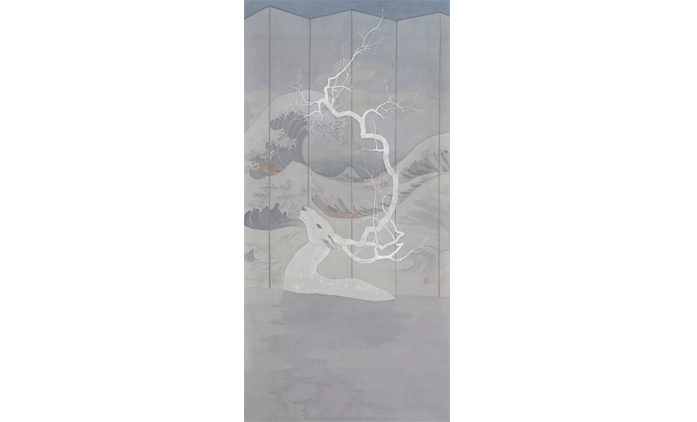 燕雷-工笔花鸟