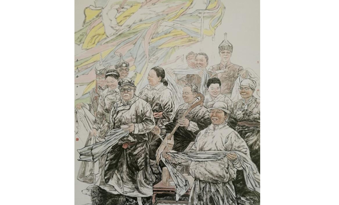 经冠一-水墨人物