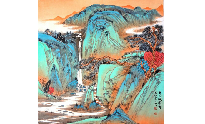 马治富-水墨山水