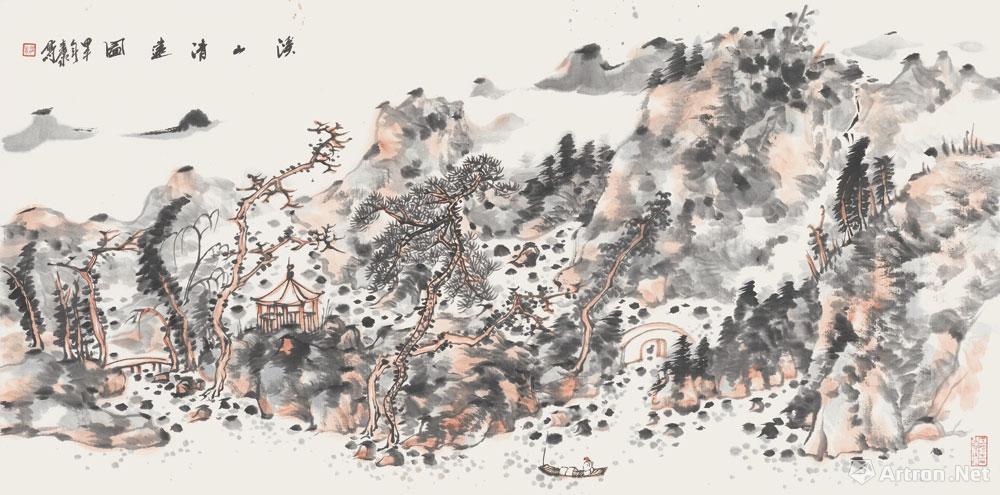 盛寿永-水墨山水