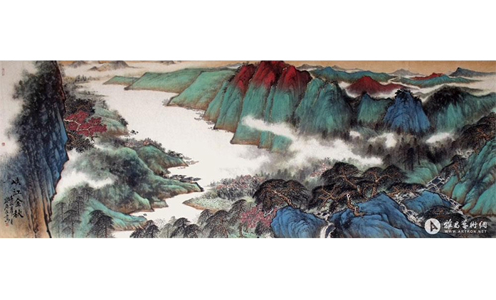 盛寿永-工笔山水