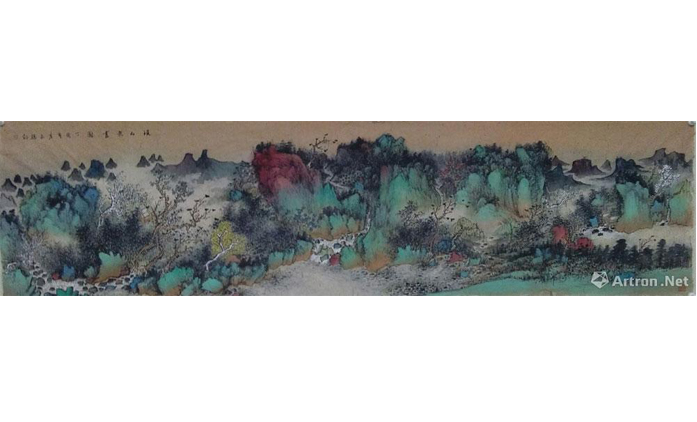 盛寿永-工笔山水