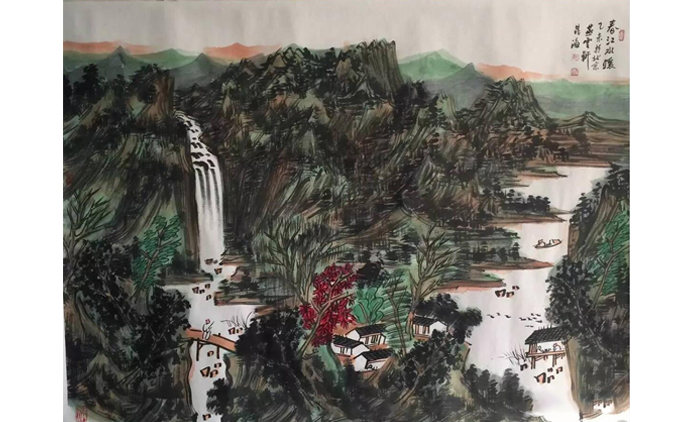 晁海-水墨山水