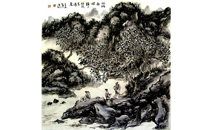 石强仙-水墨山水