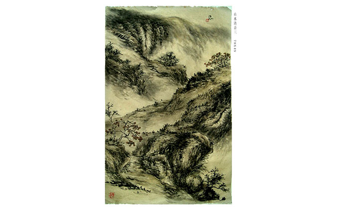 石强仙-水墨山水