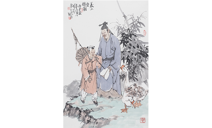 李庆富-水墨人物