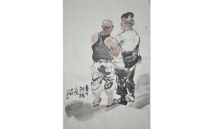 王杰-水墨人物