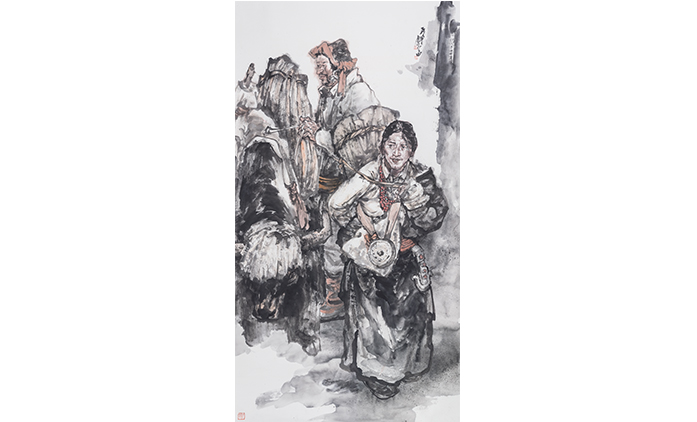 李庆富-水墨人物