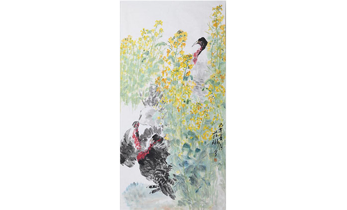 许苑琳-水墨花鸟
