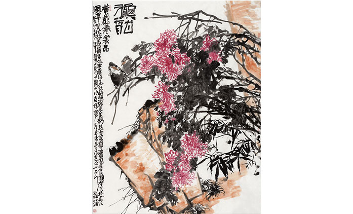 许苑琳-水墨花鸟