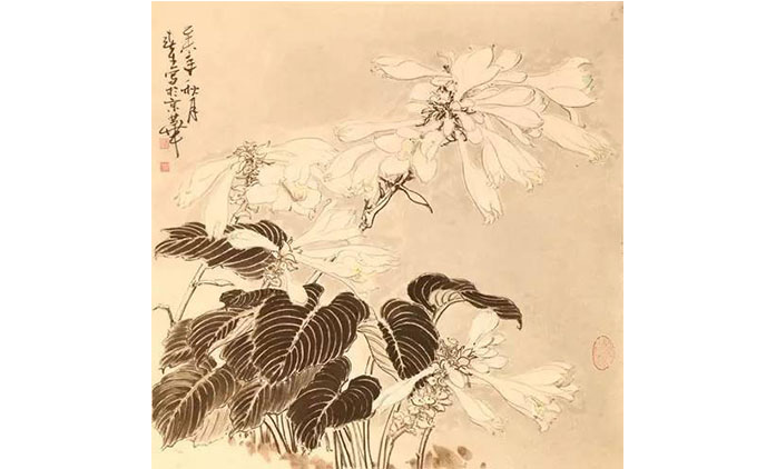 李春生-水墨花鸟