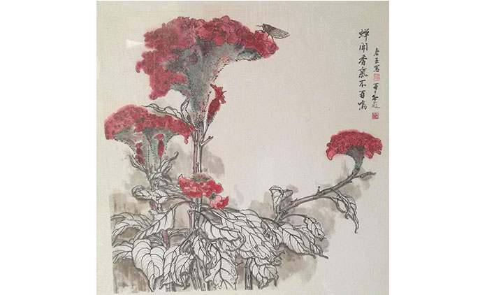 李春生-水墨花鸟
