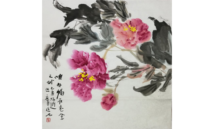 汪良-水墨花鸟
