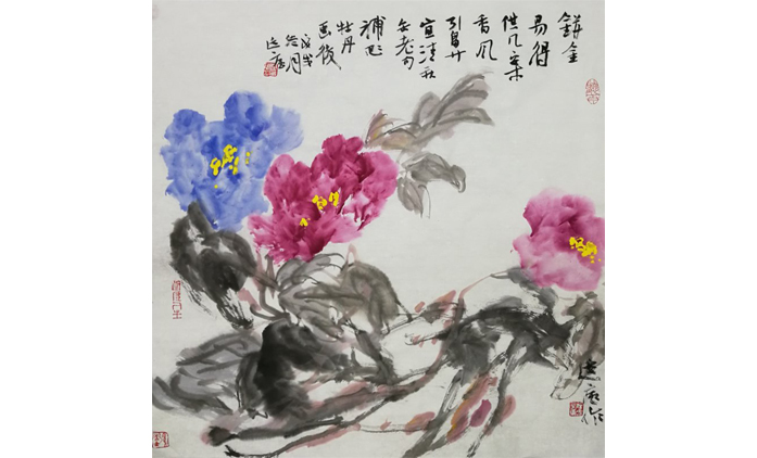 汪良-水墨花鸟