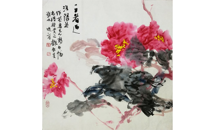 汪良-水墨花鸟