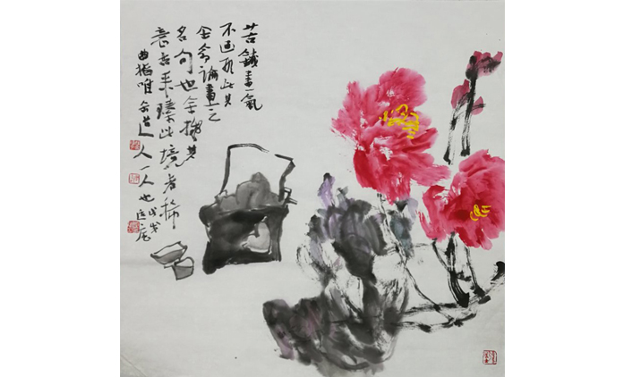 汪良-水墨花鸟